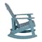 Flash Furniture Sea Foam Poly Resin Adirondack Style Rocking Chair JJ-C14705-SFM-GG - alternate 10